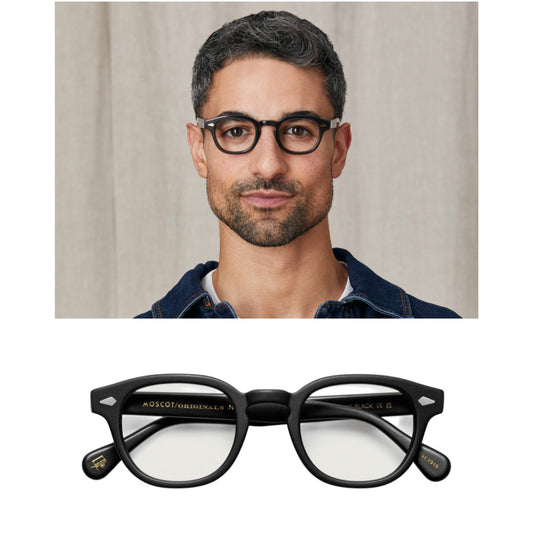 Moscot LEMTOSH Black 44 Eyewear