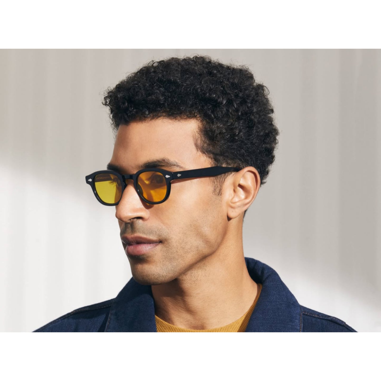 Moscot LEMTOSH Black 44 Sunglasess