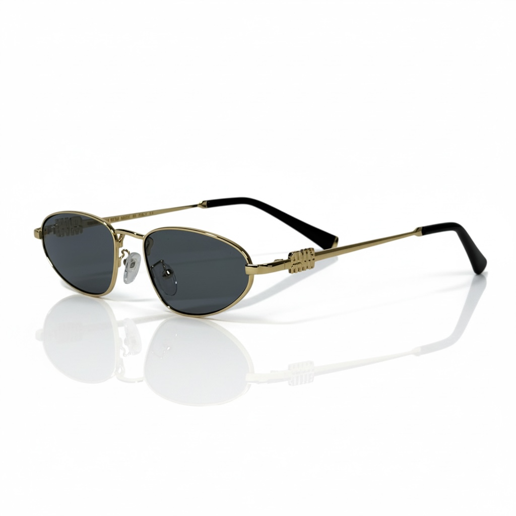 Miu- Oval Metal ITALY - Sunglasses