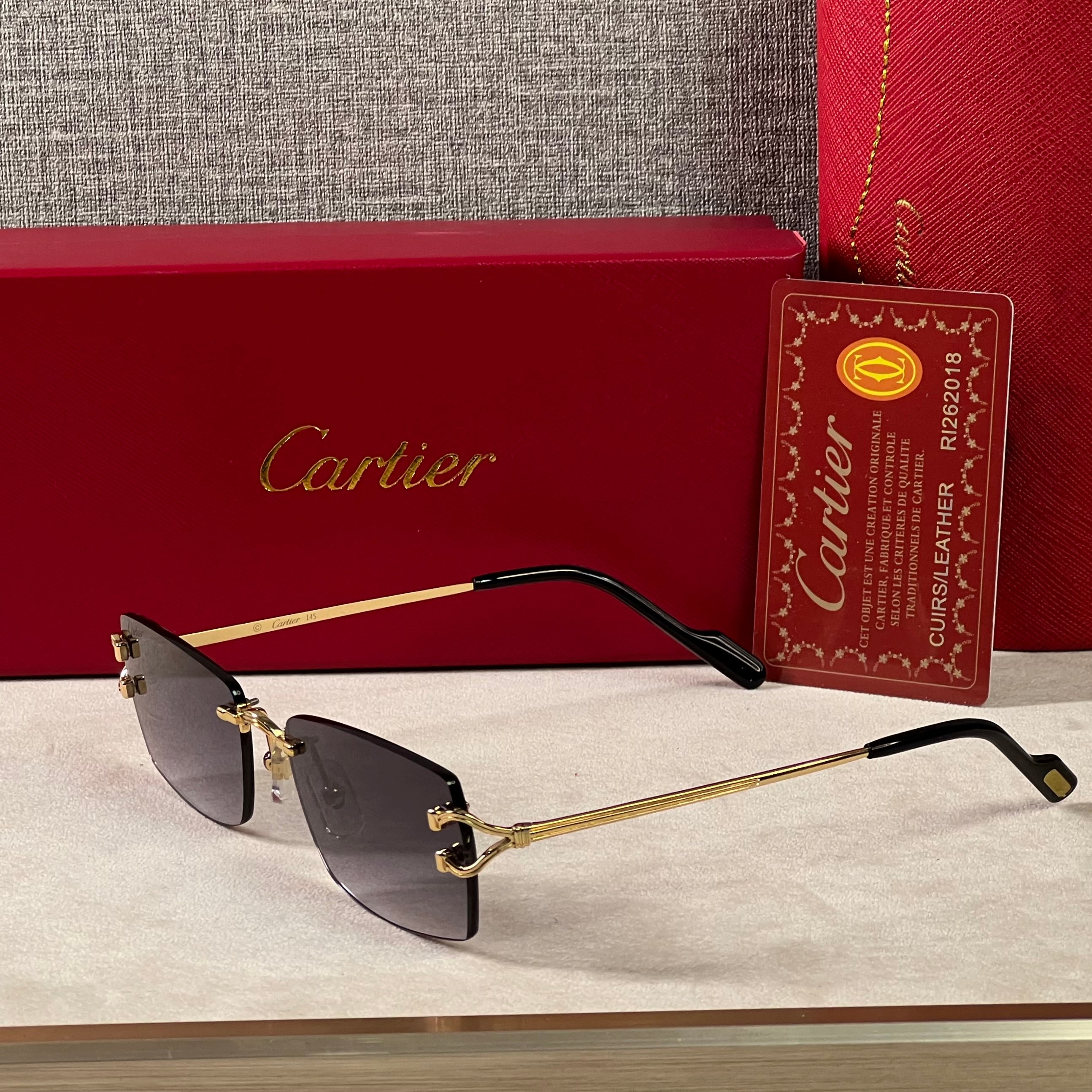 Luxury Cartier C19FA frameless Italy - Sunglasses – Egypt Sunglasses