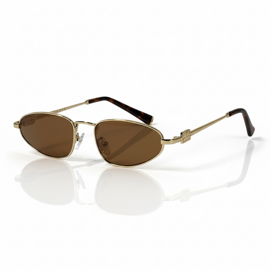 Miu- Oval Metal ITALY - Sunglasses
