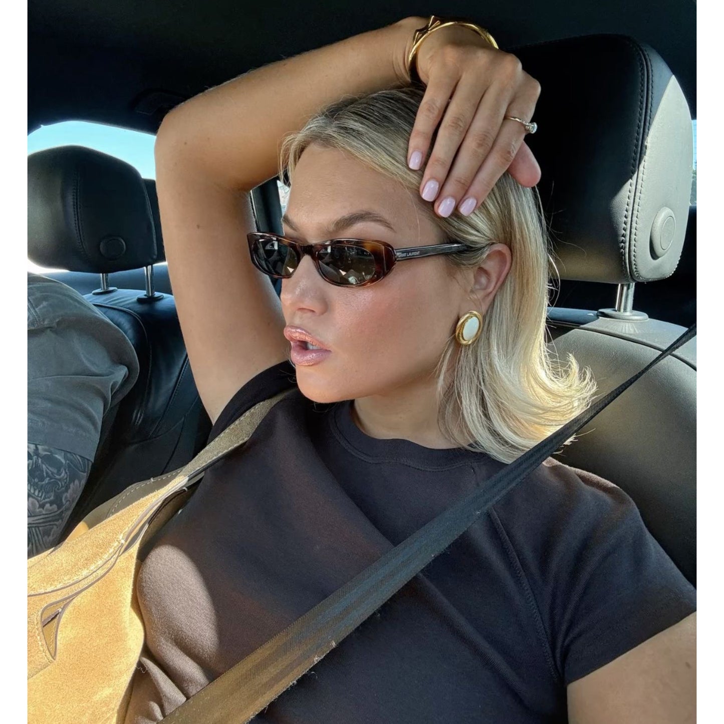 SAINTLAURENT YSL-OVAL S19T Sunglasses