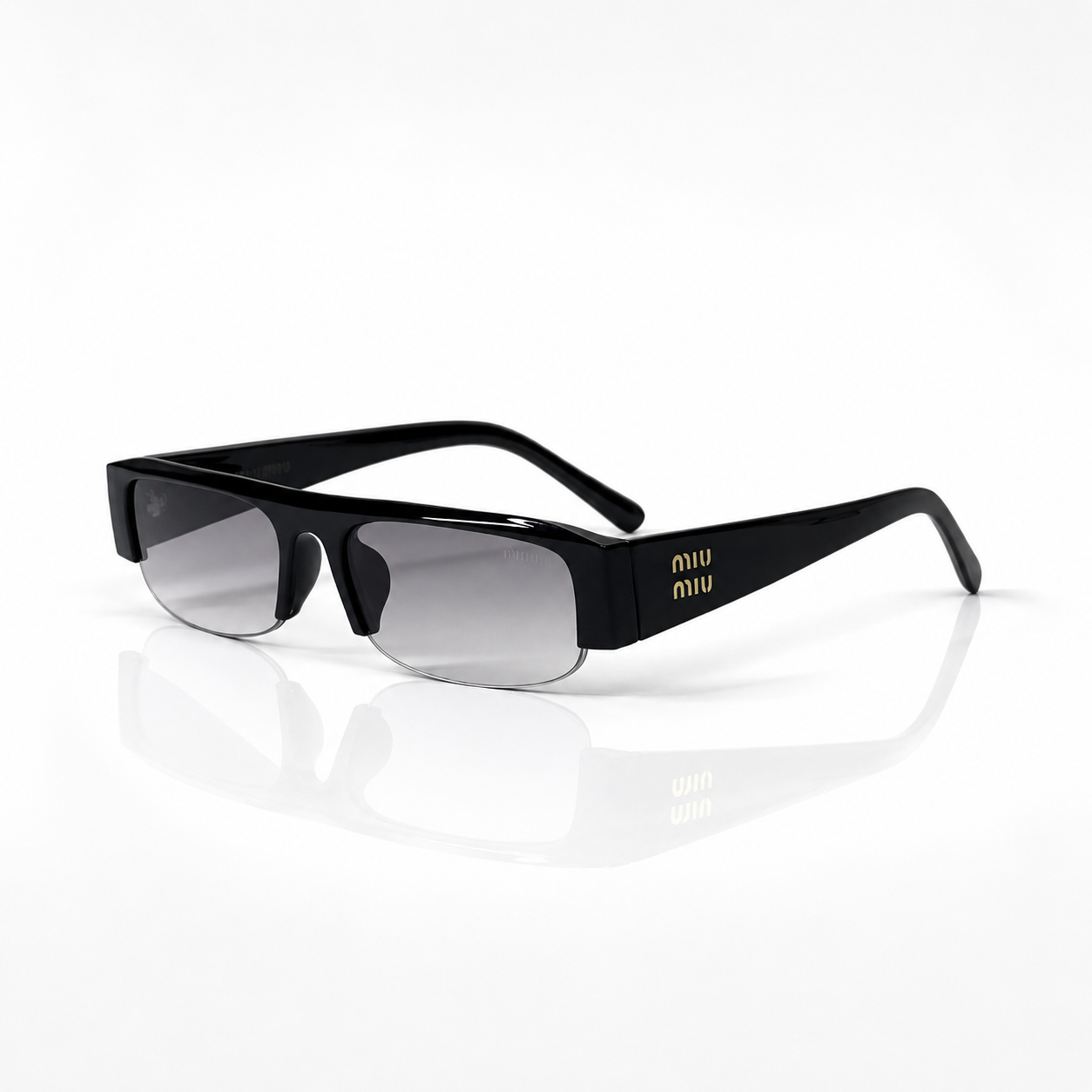 Trendy Miumiu Half fram - Sunglasses